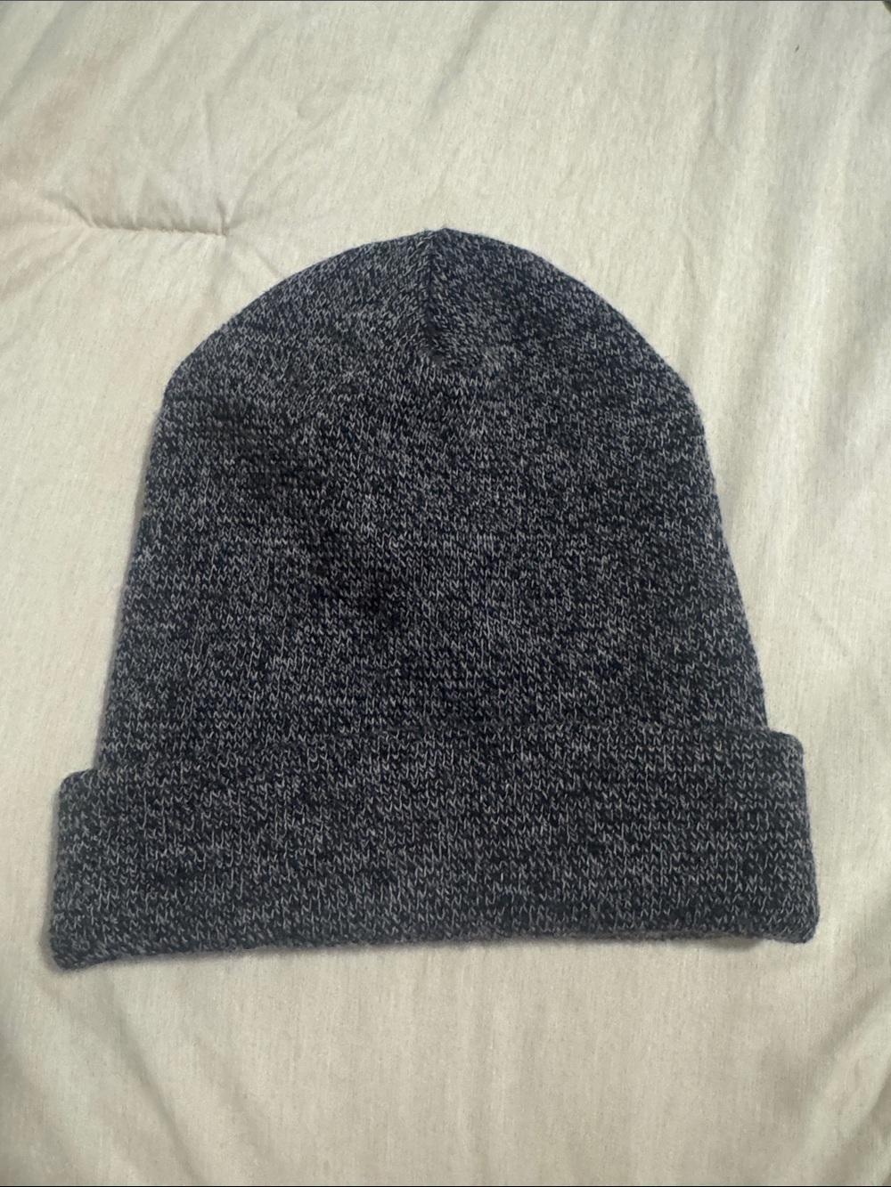 Heathered Gray Knit Beanie